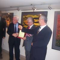 Hüsnü Gürsel ve İbrahim Zaman Plaket Töreninde